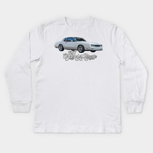 1987 Chevrolet Monte Carlo SS Sedan Kids Long Sleeve T-Shirt